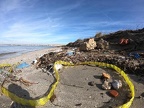 rifiuti sulla spiaggia micro