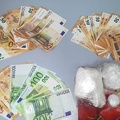 cocaina e denaro sequestrato
