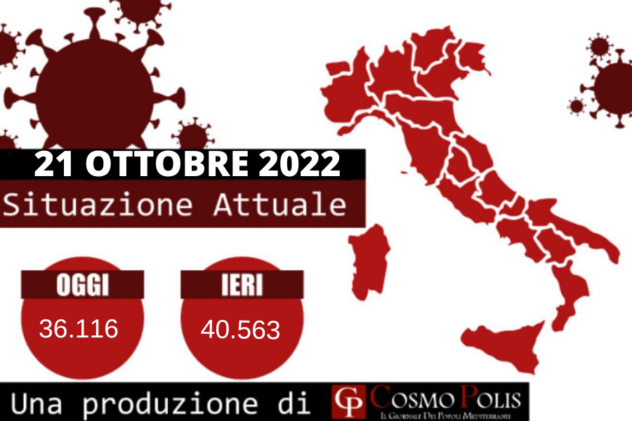 Bollettino Covid Italia 21 10 2022