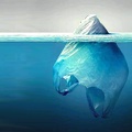 plastica iceberg foto national geographic