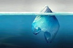 plastica iceberg foto national geographic